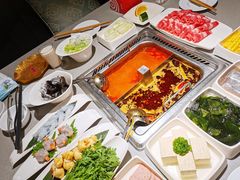 牛油麻辣锅底-海底捞火锅(高新万达广场店)