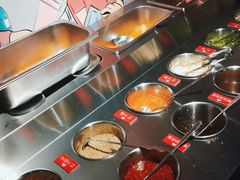 自助调料区-马路牙子地桌烤肉(工体店)