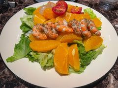 鲜橙老虎虾沙拉-Lets burger非常汉堡·环球风味(蓝色港湾店)