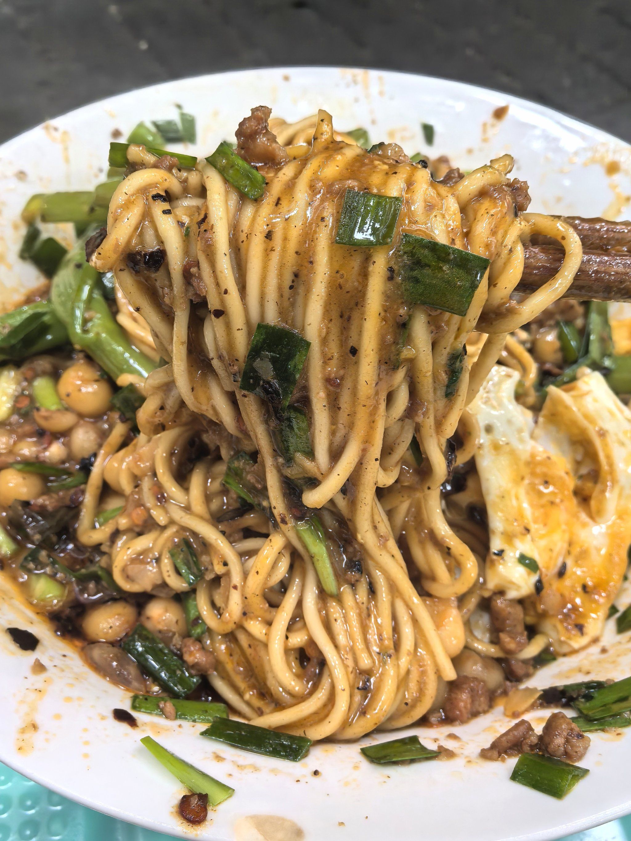 重庆排名可以进前三的干溜儿豌杂面!