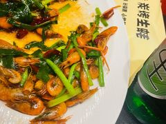 韭菜炒河虾-吉香碳烤生蚝(仙霞路店)
