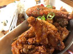 炸鸡翅一半一半-富乐满韩国正宗炸鸡韩国料理(虹泉路店)