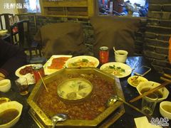 千层肚、平菇都好好吃-蜀九香火锅(彩虹店)