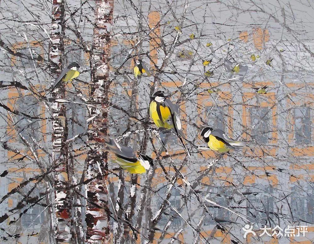 用刮刀作画，这位是高手！[礼花][礼花][礼花]