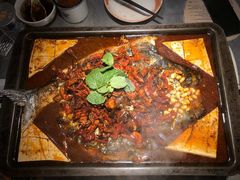 -探鱼·鲜青椒爽麻烤鱼(广州花都来又来店)