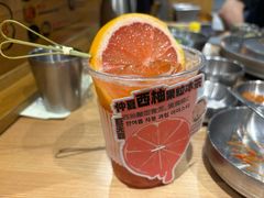 西柚果粒冰茶-姜虎东白丁烤肉(深圳湾后海汇店)