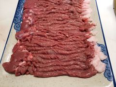 手切苏尼特羊后腿肉-宣武小院涮肉(前门店)