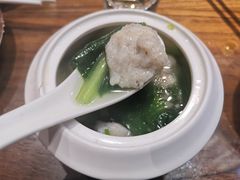 鲜嫩黄花鱼丸汤-将相和·海鲜蒸饺大连菜