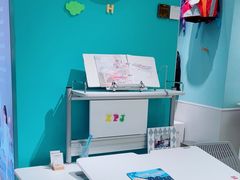 -康朴乐儿童学习桌椅(蓝色港湾店)