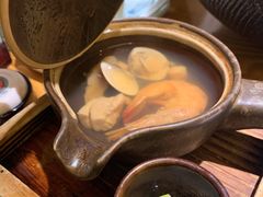 松茸土瓶蒸-花潮料理艺食馆(世欧广场店)