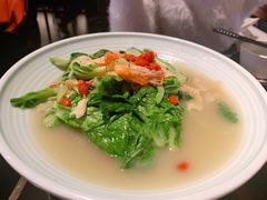 腐皮青菜-老头儿油爆虾·1987杭州烟火味(湖滨银泰in77D区店)