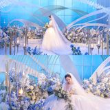 合肥婚礼|蓝色水晶婚礼，宇宙级的浪漫你心动了吗？