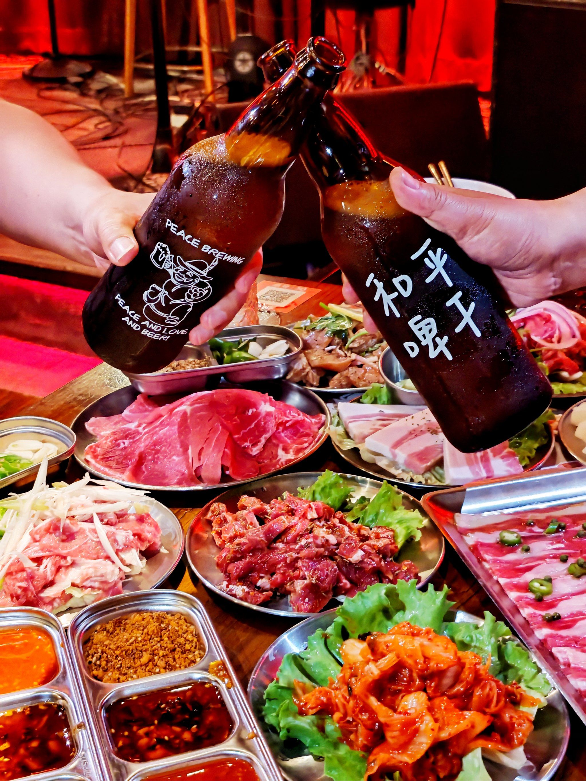 吃烤肉🥩喝啤酒🍺看世界杯🏆