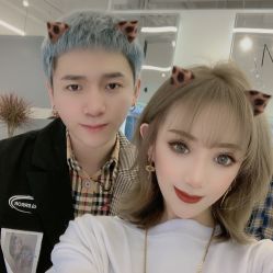 -I+造型烫发染发
