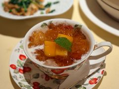椰汁马蹄爽配芒果桃胶-惠食佳(滨江大公馆店)