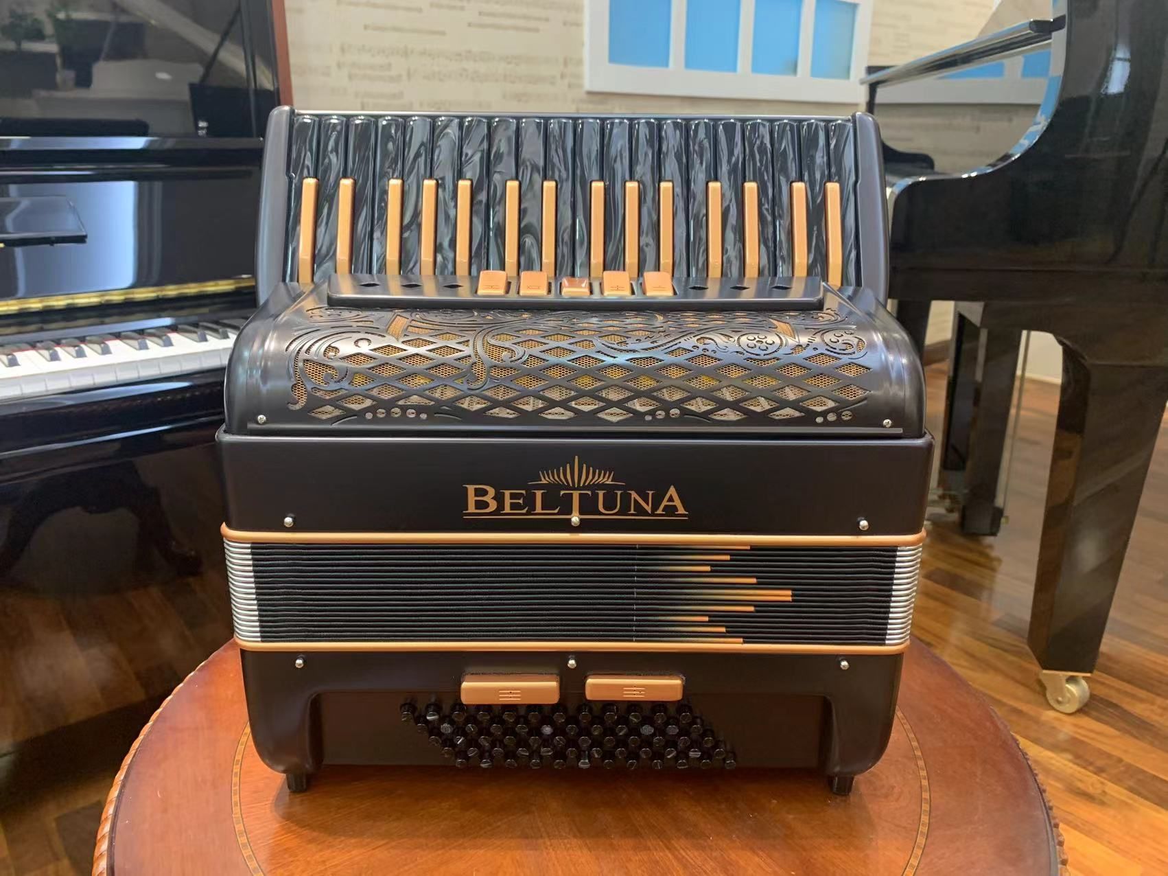 敬老"至轻款"手风琴:重约4.8公斤,无