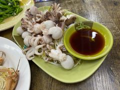芥末白灼八爪鱼-贞姨美食·老字号海鲜大排档