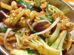 干锅有机花菜-好武功闽南私房菜(万达店)