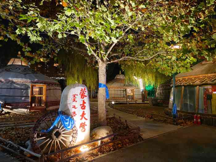蒙古大营(朝阳公园店)-"从旁边羽毛球馆出来,肚子有点饿,也不想走.