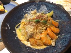 芝士蘑菇鲜虾意大利面-BE BRIGHT KITCHEN(正佳广场店)