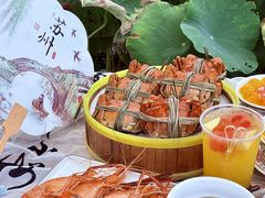 -七的湖·晚芳亭·阳澄湖农家菜·大闸蟹(莲花岛店)