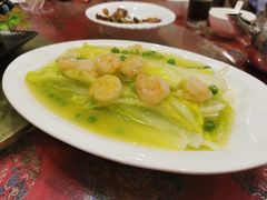 鲜虾扒白菜-玉华台饭庄(裕中西里小区店)