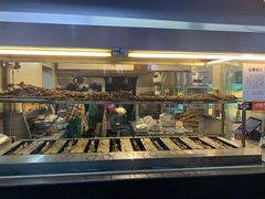 面包甜点陈列柜-老黄记手撕烤兔(玉林街店)