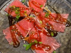 半熟牛肉刺身-渔荷食町·铁板烧料理(崂山万象汇店)