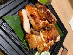 曼谷夜市烤鸡腿-mango tree芒果树泰国餐厅(青岛万象城店)
