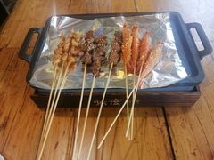 -路边摊小炉子烧烤