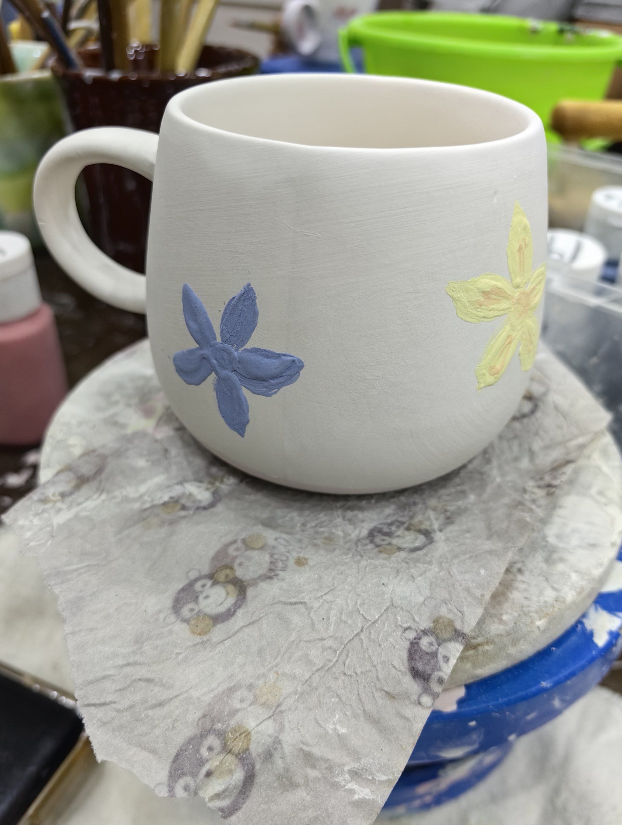 城市尝鲜计划手工陶瓷杯的绘画活动太好了