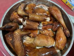 招牌特色果木炭烧鸡-华园农庄·特色炭烧鸡·北江河鲜