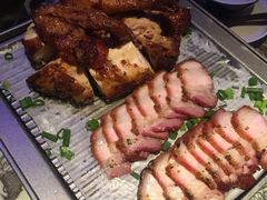 绿茶葱香烤鸡烤肉合拼-绿茶餐厅(乐峰广场店)