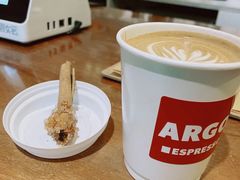 肉桂拿铁-Joymean coffee.见面咖啡
