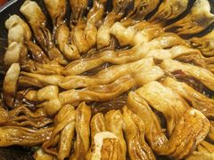 排骨豆角卷子-华盛园卷子王农家菜水库鱼