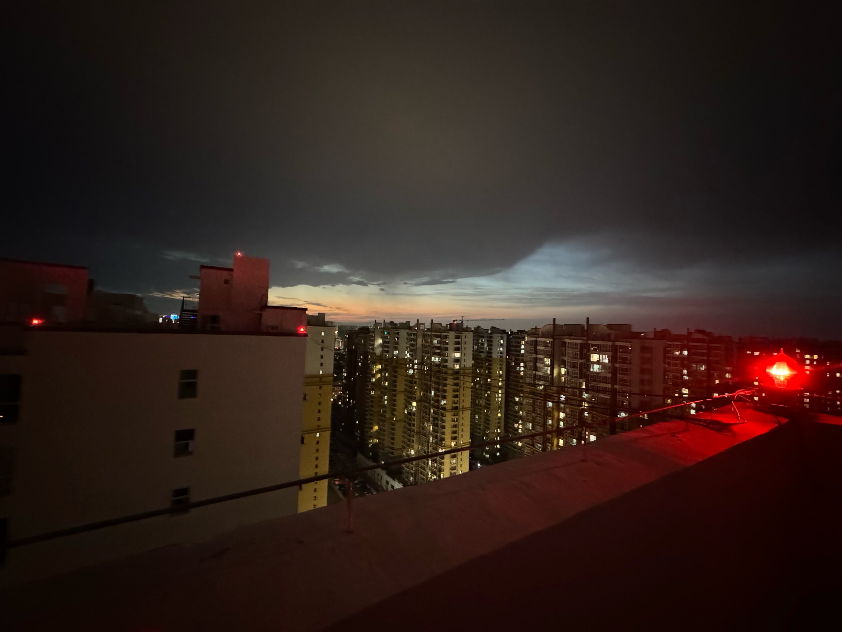 楼顶照片 夜景图片