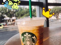 焦糖咖啡星冰乐-星巴克(大宁店)