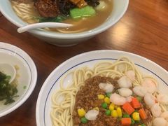 虾仁炸酱面-奎元馆.百年奎元.非遗传承(西湖边的解放路店)