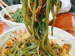 油泼面-手擀菠菜面(西康路店)