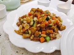 宫保肉丁-捏上开口笑海鲜水饺(台山街店)