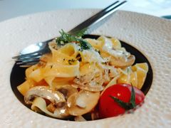 蘑菇蒜香柠檬奶油意大利面-燃扒房Steakhouse(皇庭店)