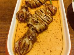 秘制烤鱿鱼-食味酒味天津菜·古法鲜酿米酒(鼓楼店)