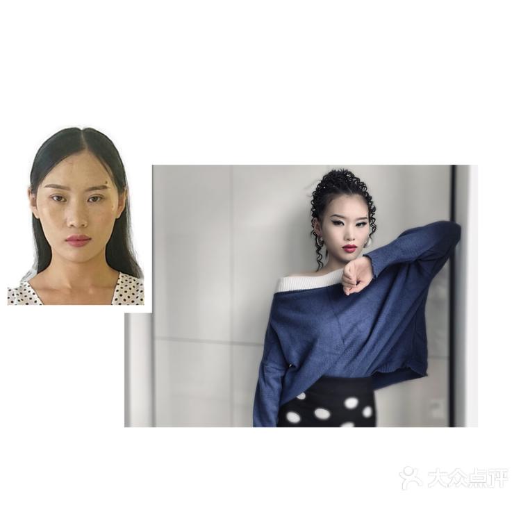 时尚街头风猫眼造型makeup:enya 歇业关闭 奢思雅化妆美甲美睫美容