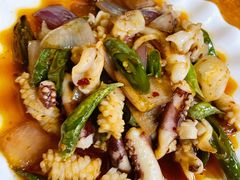 尖椒鱿鱼-温州一家人美食(西木头市店)