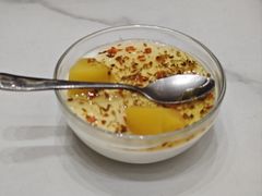 自制杏仁豆腐-天龙宝严素食馆(大兴善寺店)