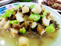 雪菜荸荠炒菱角-绍兴名菜馆(可乐路店)