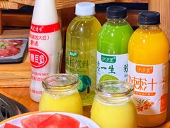 自助区饮品任饮-拾勝牛·江景安格斯烧肉放题(江湾阳光天地店)