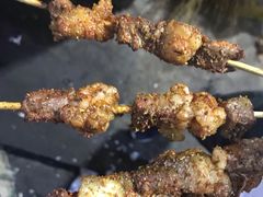 肉串-劳动公园新疆人烤腰子