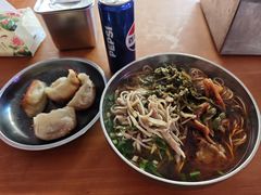 青椒交白肉丝汤面-永春面馆(江桥店)