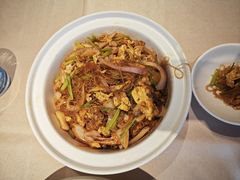 虾头油炒龙粉-南山饭店(阳明古镇店)